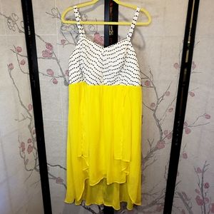 TORRID Yellow Hi Low Dress